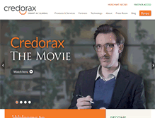 Tablet Screenshot of credorax.com